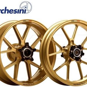 Marchesini M10RS 10 Spoke Forged Magnesium Wheels gold Yamaha R1 2015-